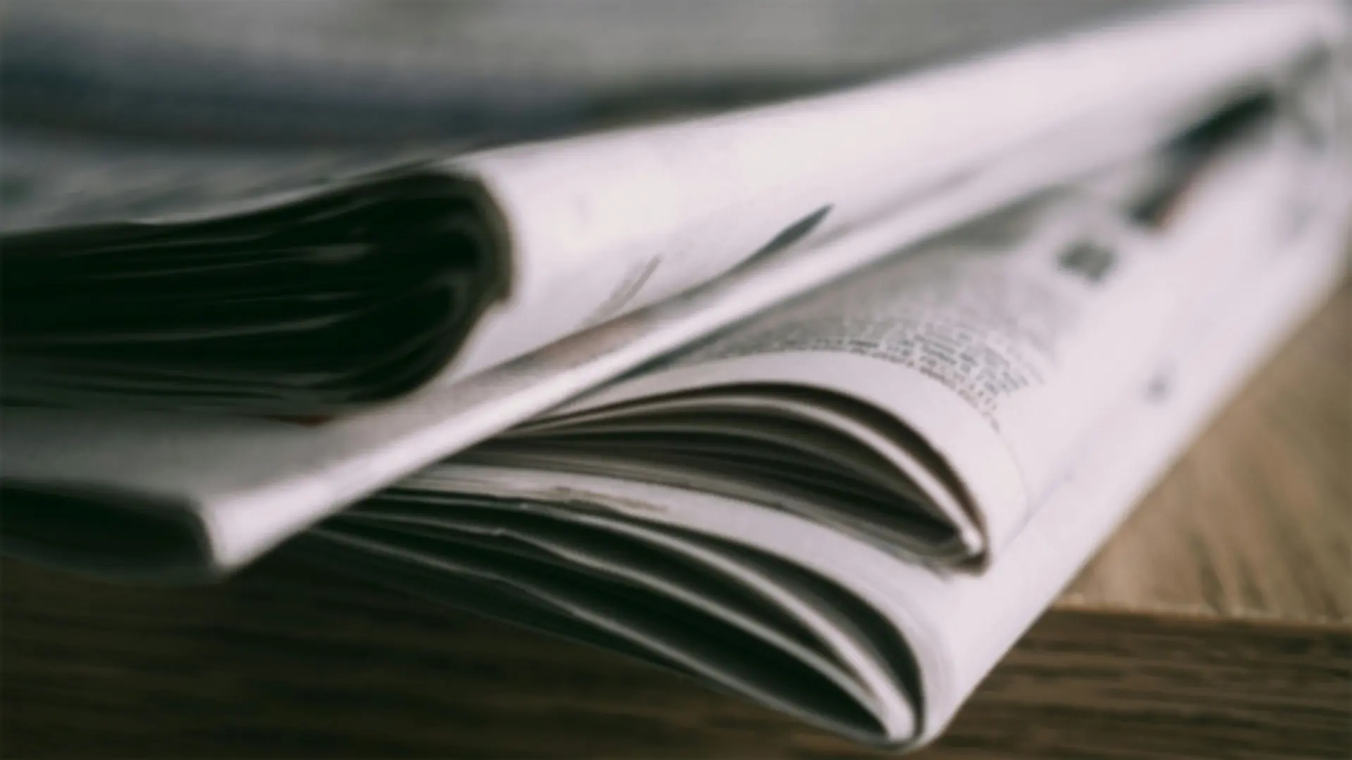 Stack of newspapers